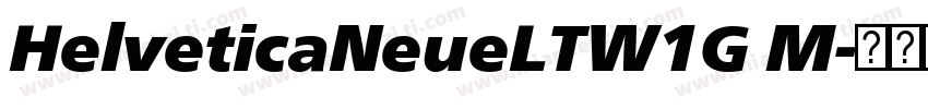 HelveticaNeueLTW1G M字体转换